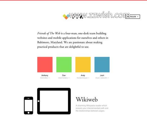 23 Examples of Flat Websites