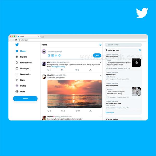 网页设计案例分享：Twitter网页版的设计改版分析